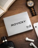 Duży, skórzany portfel męski z systemem RFID - Rovicky