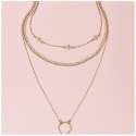 Naszyjnik choker delikatny 4W1 N747