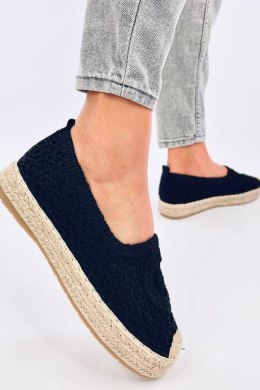 Ażurowe espadryle baleriny DAGONEI BLACK - Inello Inello