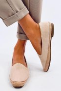 Baleriny espadryle damskie BALLOT BEIGE - Inello Inello