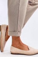 Baleriny espadryle damskie BALLOT BEIGE - Inello Inello