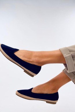 Baleriny espadryle damskie BALLOT NAVY - Inello Inello