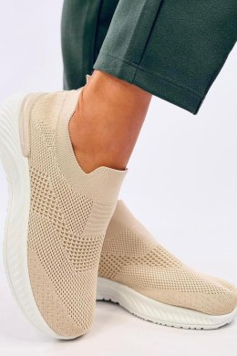 Buty sportowe skarpetkowe SUARE BEIGE - Inello Inello