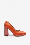 Czółenka Model Laura Messi 2746/196-837 Orange - Step in style Step in style