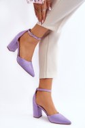 Czółenka Model Lexie QA203P Violet - Step in style Step in style