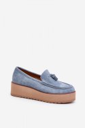 Mokasyny Model Mialani T599P Blue - Step in style Step in style