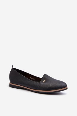 Mokasyny Model Enzla W-98 Black - Step in style Step in style