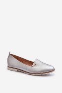 Mokasyny Model Enzla W-98 Silver - Step in style Step in style