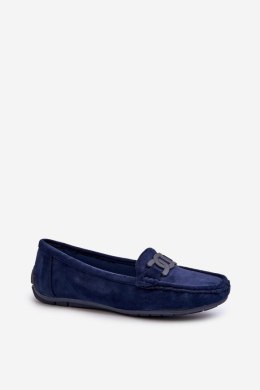 Mokasyny Model Rabell DF711 Navy - Step in style Step in style