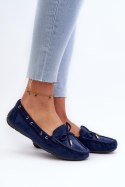 Mokasyny Model Si Passione FT246 Navy - Step in style Step in style