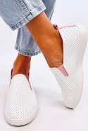 Tenisówki slip-on JOUSSE WHITE/PINK - Inello Inello