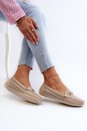 Mokasyny Model Kaydance VG251 Beige - Step in style Step in style