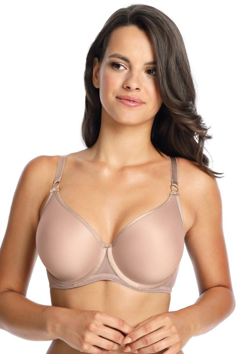 Biustonosz push up Biustonosz Usztywniany Model Moulded 1082 Mocca - Gaia - 70D Gaia