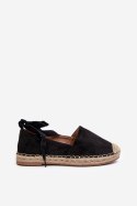 Espadryle Model Ismanne B-727 Black - Step in style Step in style