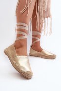 Espadryle Model Ismanne B-727 Gold - Step in style Step in style