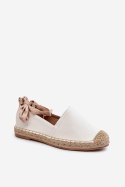 Espadryle Model Ismanne B-727 White - Step in style Step in style