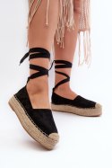 Espadryle Model Tailesse C-285 Black - Step in style Step in style