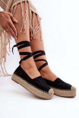 Espadryle Model Tailesse C-285 Black - Step in style Step in style