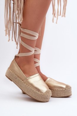 Espadryle Model Tailesse C-285 Gold - Step in style Step in style