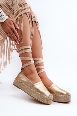 Espadryle Model Tailesse C-285 Gold - Step in style Step in style