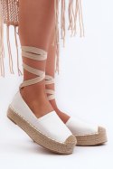 Espadryle Model Tailesse C-285 White - Step in style Step in style