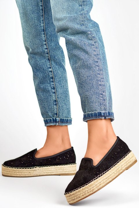 Espadryle Model 2587B Black - PRIMO - 37 PRIMO