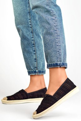 Espadryle Model XY2832-1B Black - PRIMO - 36 PRIMO