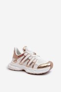 Buty Sportowe Model Ahmani NB633P White/Gold - Step in style Step in style