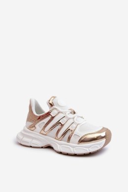 Buty Sportowe Model Ahmani NB633P White/Gold - Step in style Step in style