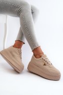 Buty Sportowe Model Chrisstin TL252-10 Beige - Step in style Step in style