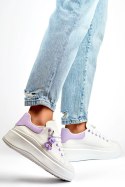 Buty Sportowe Model LL23171PU White/Violet - PRIMO - 36 PRIMO