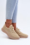 Buty Sportowe Model Xalara TA-25 Beige - Step in style Step in style