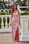 Sukienka Model Lamelia ROZ SUK0445 Pink - Roco Fashion - 34 Roco Fashion