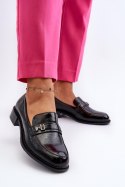 Mokasyny Model Nerilaja 66614 Black - Step in style Step in style