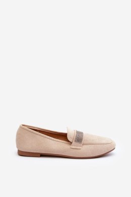 Mokasyny Model Ralrika YD6-52 Beige - Step in style Step in style