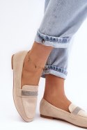 Mokasyny Model Ralrika YD6-52 Beige - Step in style Step in style