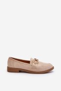 Mokasyny Model Misal 8336-79 Beige - Step in style Step in style