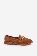 Mokasyny Model Misal 8336-79 Camel - Step in style Step in style