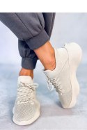 Skarpetkowe sneakersy CALLENS BEIGE - Inello Inello