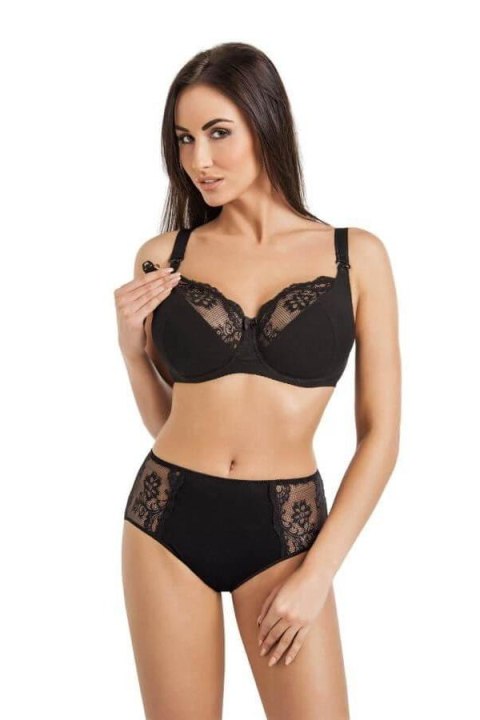 Biustonosz do karmienia Model Anastasia Mama 219 Black - Teyli - 65G Teyli