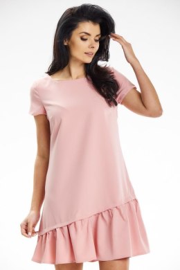 Sukienka Model A644 Powder Pink - awama - L Awama