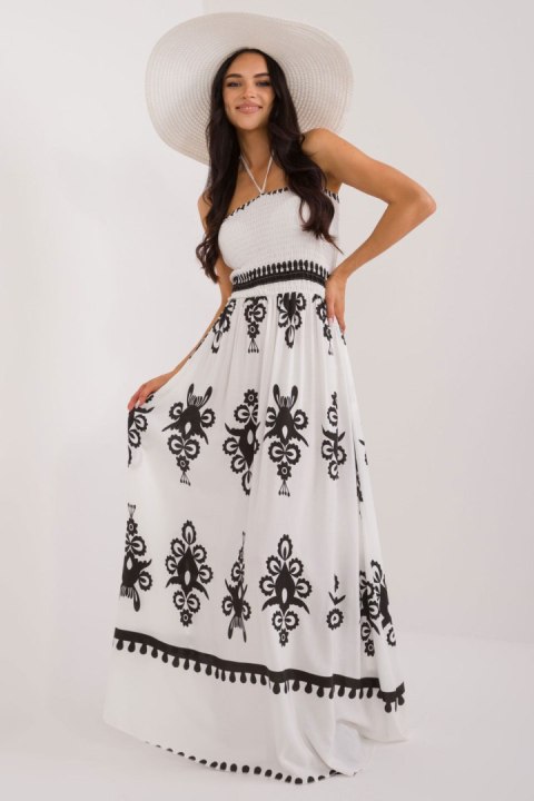 Sukienka Model DHJ-SK-19202.03X White/Black - Italy Moda - uniwersalny Italy Moda