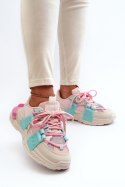 Buty Sportowe Model Chillout! BL357P Pink/Mint - Step in style Step in style