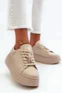 Buty Sportowe Model Vinceza 66641 Beige - Step in style Step in style