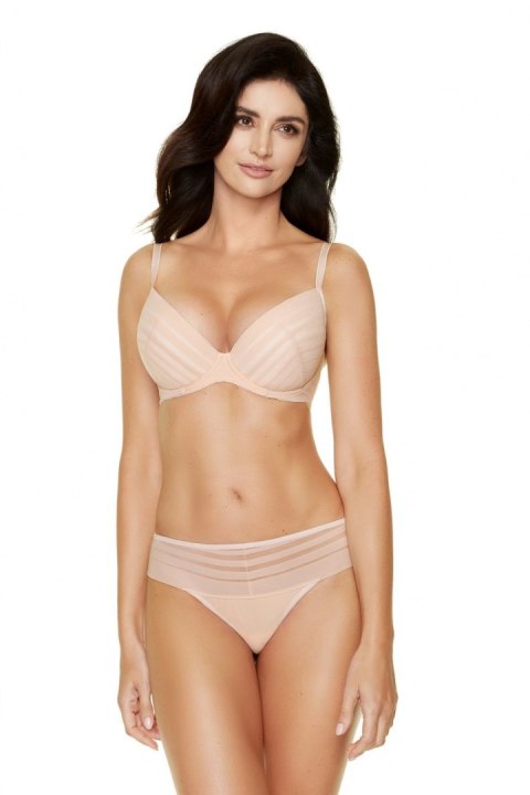 Biustonosz push up Biustonosz Push-up Model Luna B1 Beige - Gorteks - 65B Gorteks