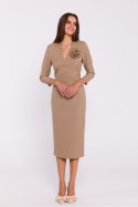 Sukienka Model S372 Beige - Stylove - XL Stylove