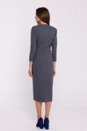 Sukienka Model S372 Grey - Stylove - XXL Stylove