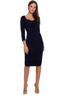 Sukienka Model K006 Navy - Makover - L Makover