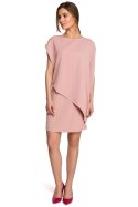 Sukienka Model S262 Powder Pink - Stylove - L Stylove