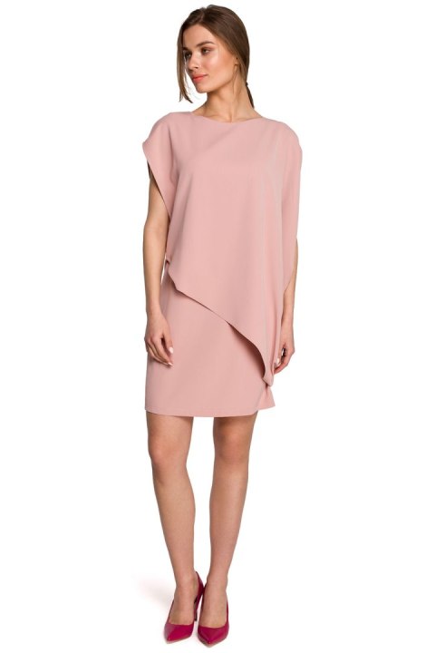 Sukienka Model S262 Powder Pink - Stylove - XL Stylove